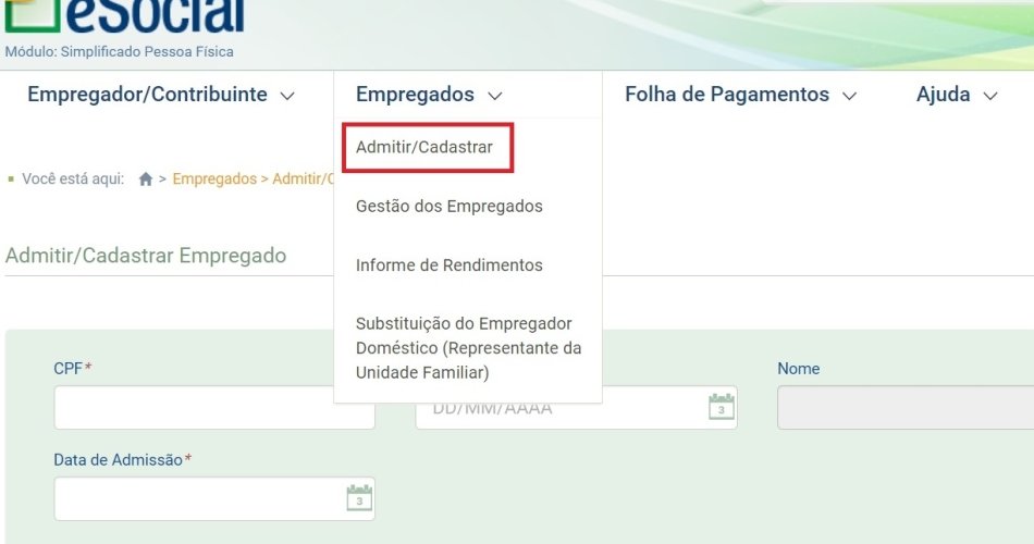 7) Como registrar a empregada doméstica no eSocial?