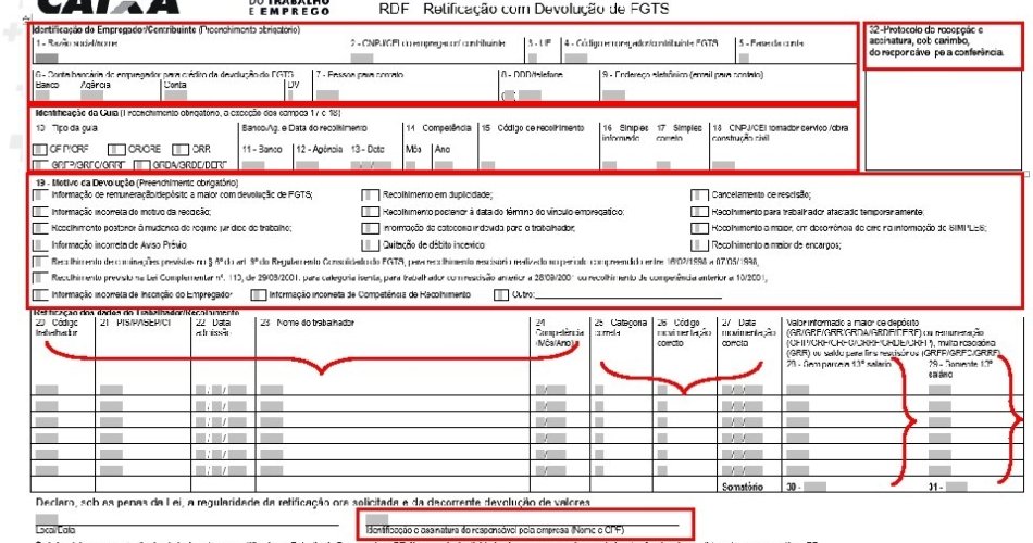 Como solicitar o reembolso da multa do FGTS?